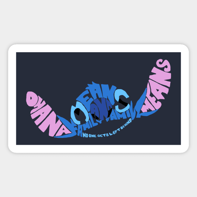 Ohana Magnet by rebeccaariel